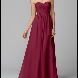 Watters 904 Dress in Marsala